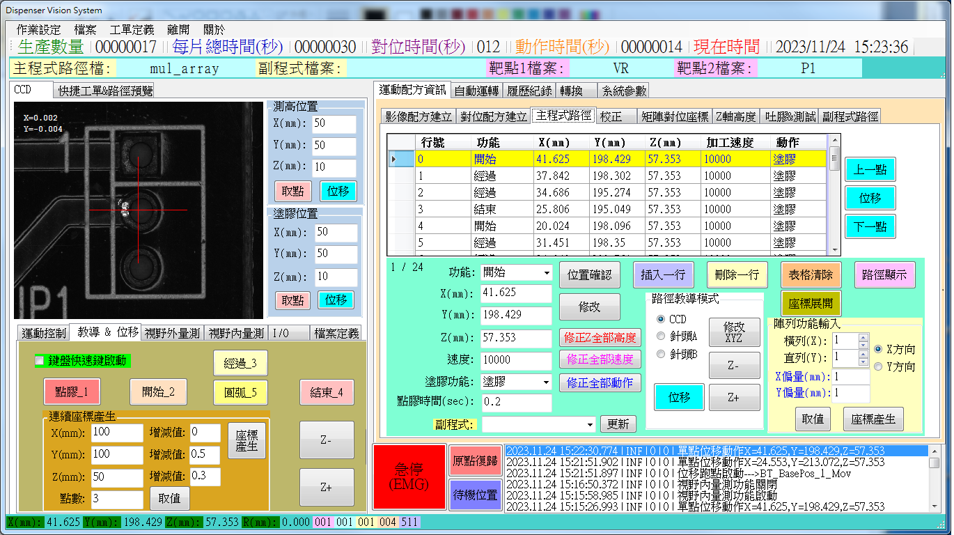 視野內快速建立塗膠位置-----清蓮科技